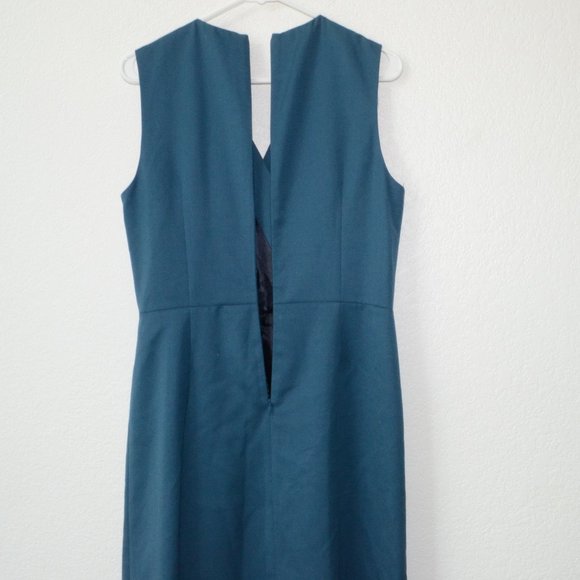 Pendleton 100% Virgin Wool Dress Faux Wrap Style Sleeveless Size 8 - Picture 2 of 12